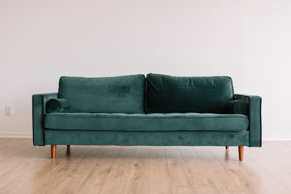 3-Seater Velvet Sofa image 1